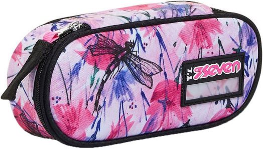 Ученически несесер Seven Freethink Pink с разделения