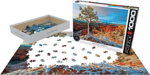 Пъзел Eurographics - Изгрев през зимата, 1000 части