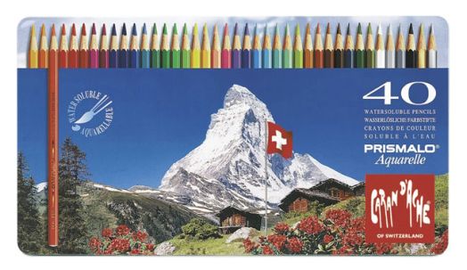 Комплект моливи Caran d'Ache Prismalo, 40 цвята