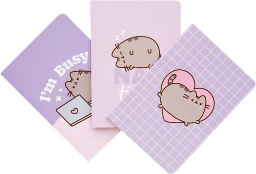 Комплект тефтерчета A6 Pusheen - Im Busy, 3 бр.
