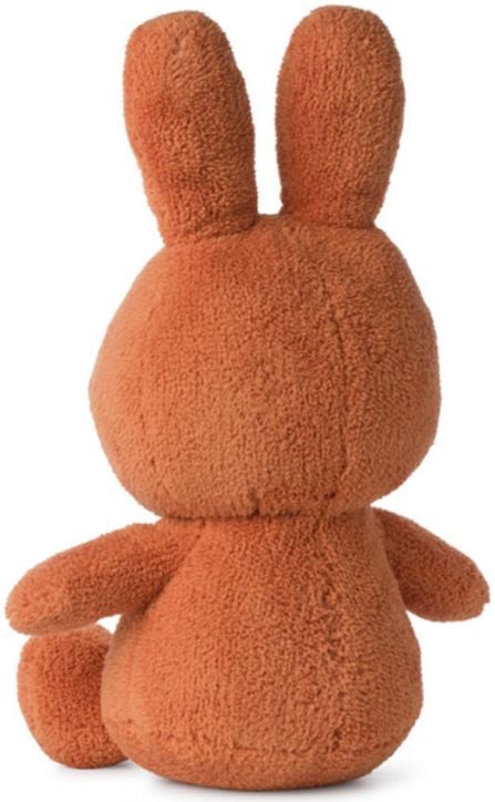 Плюшена играчка Miffy Sitting Terry - Ретро оранжев заек, 33 см.