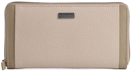 Дамски портфейл Bugatti Sina Long Zip, бежов