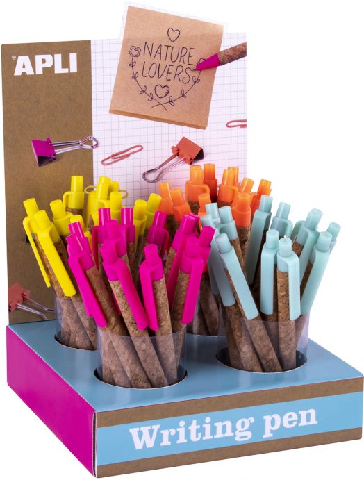 Химикалка Apli Fluor, асортимент