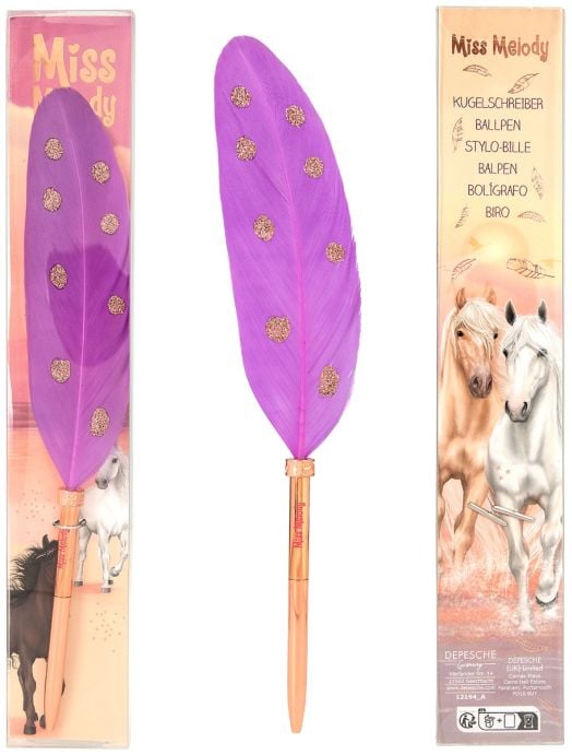 Химикалка с перо Top Model Miss Melody, асортимент