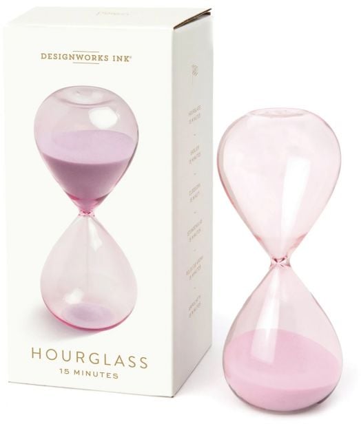 Пясъчен часовник DesignWorks Ink Lilac, 15-минутен