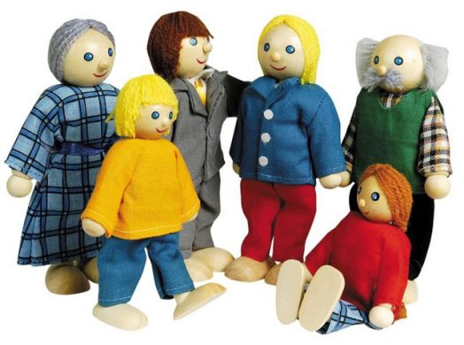 Гъвкави кукли Goki - Градско семейство
