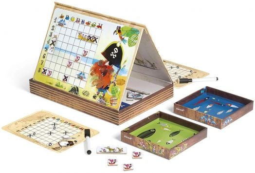Детска игра Janod - Морска битка с пирати