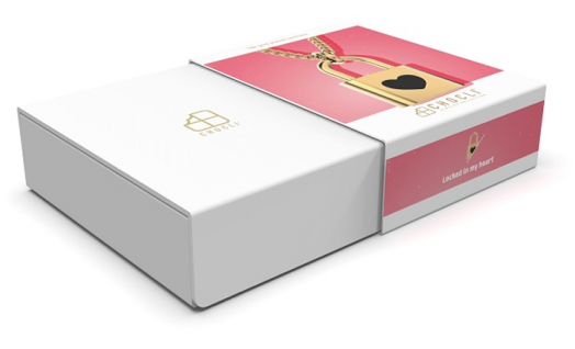 Колие с медальон Chocli - Love Lock