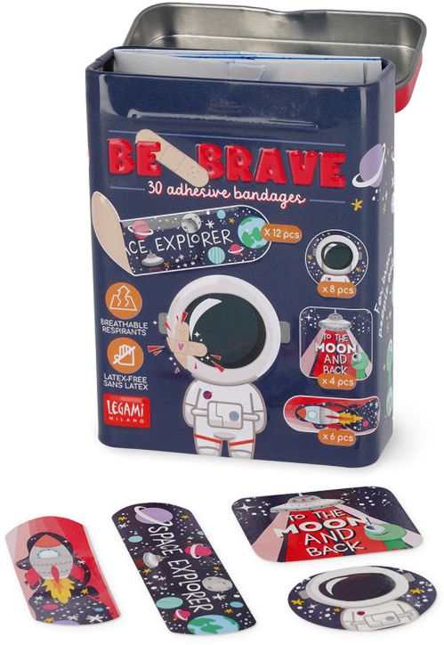 Лепенки за рани Legami - Space, 30 бр.