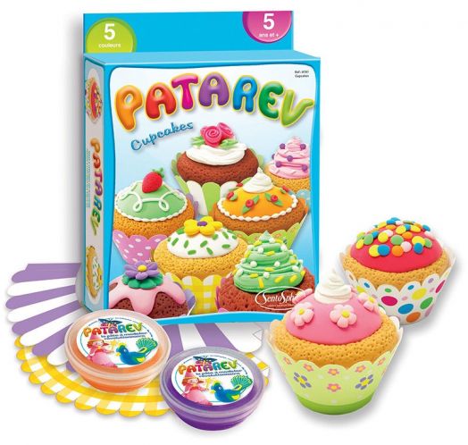 Творчески комплект: Направи мъфини с клей, 5 цвята