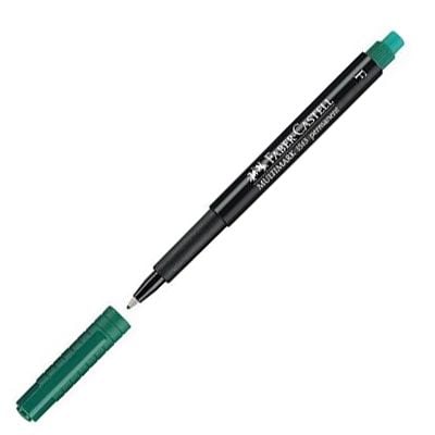 Тънкописец Faber-Castell OHP F, Зелен