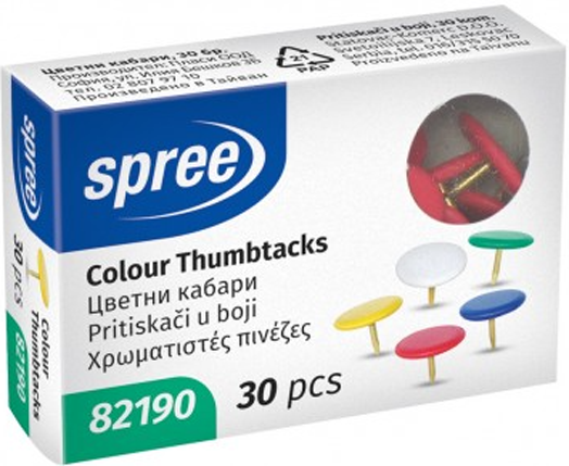 Цветни кабари Spree, 30 броя