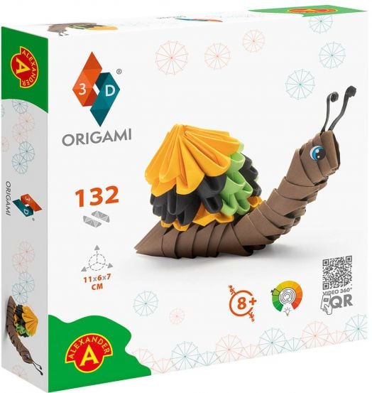 Творчески комплект за 3D оригами Alexander - Охлюв