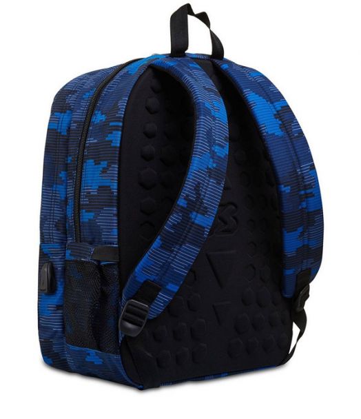 Ученическа раница Seven Freethink Boy Frost Gray с две отделения и USB порт