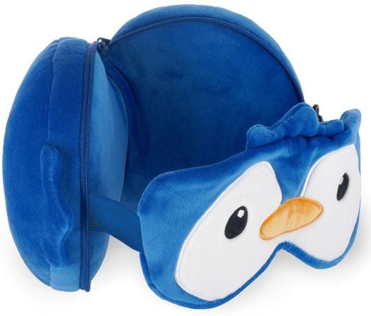 Комплект възглавница и маска за сън Legami - Penguin