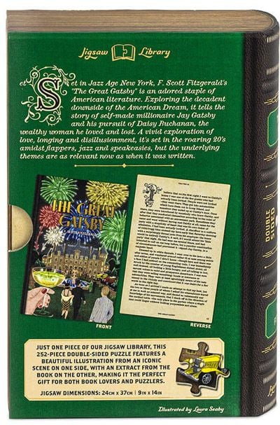 Двустранен пъзел Professor Puzzle: Великият Гетсби, 252 части