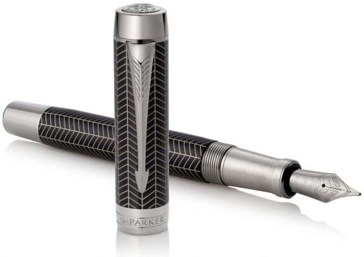 Писалка Parker Royal Duofold Black Chevron