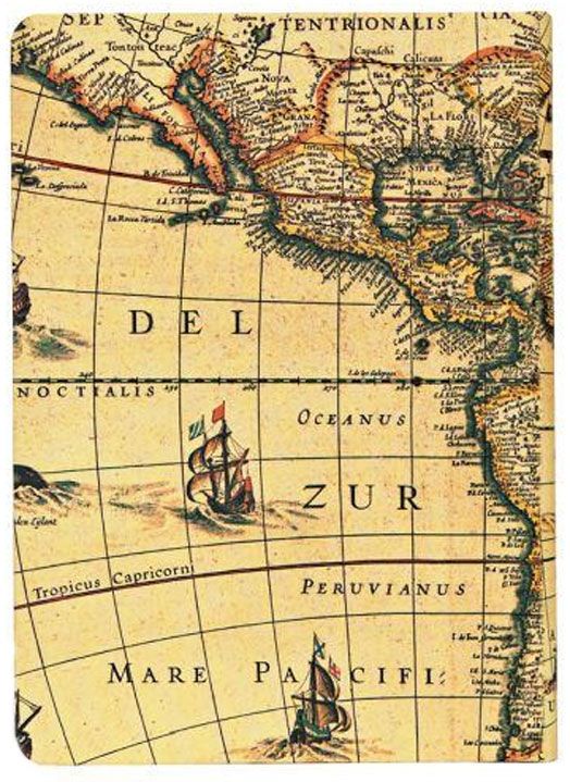 Тефтер Paperblanks - Western Hemisphere Midi, 12 х 17 см.