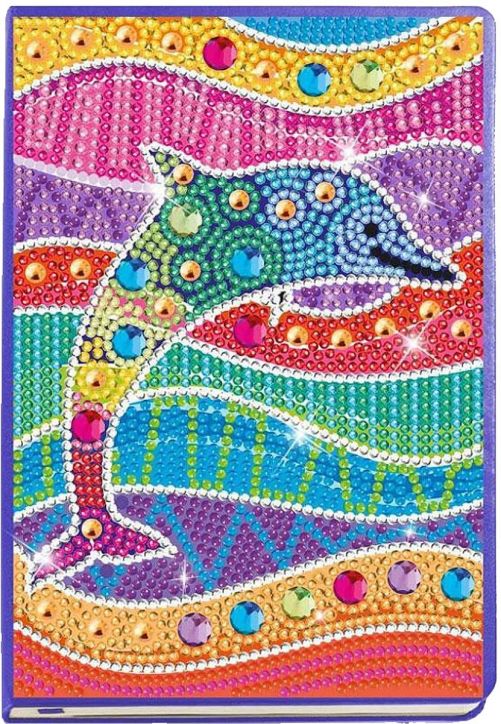 Декорирай сам тетрадка Totum - Диамантен гоблен, Делфин