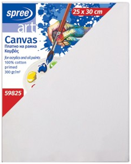 Платно за рисуване върху рамка Spree, 25 x 30 см.