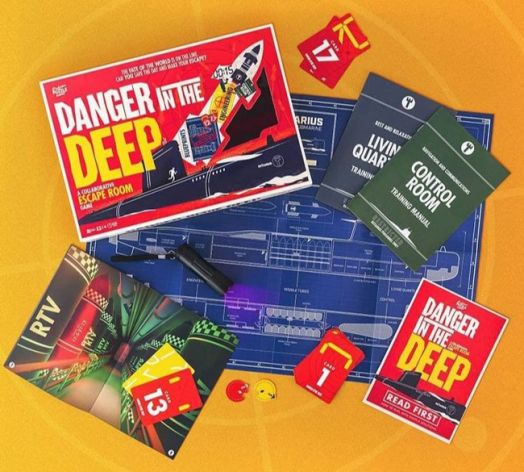 Игра Professor Puzzle: Danger in the Deep