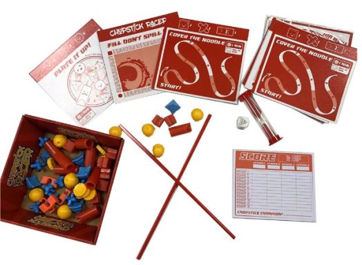 Игра: Състезание с пръчици за хранене