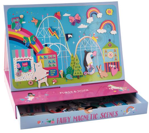 Игра с магнити Floss & Rock, Magnetic Play scenes, Rainbow Fairy - Феята на Дъгата