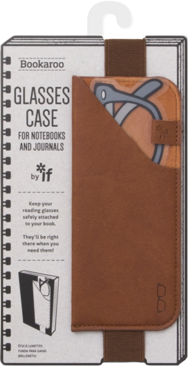 Калъфче за очила Bookaroo, кафяво