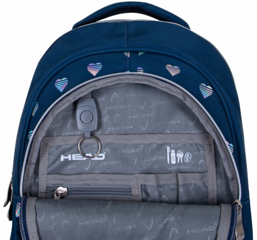 Ергономична ученическа раница Astra Head - Сърца