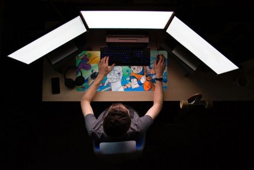 Геймърска подложка за бюро Dragon Ball