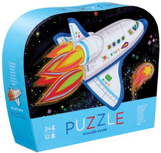 Пъзел Crocodile Creek - Изстрелване на ракета, 12 части