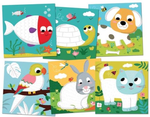 Рисуване с пръсти - Домашни любимци