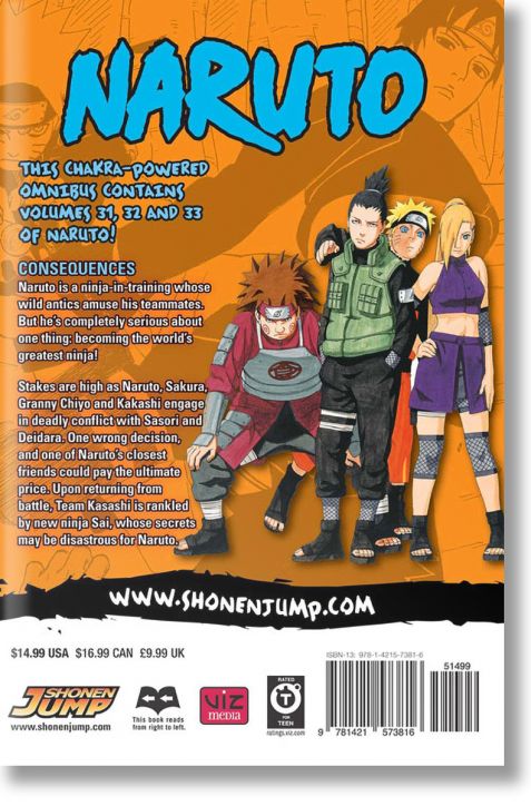 Naruto (3-in-1 Edition), Vol. 11