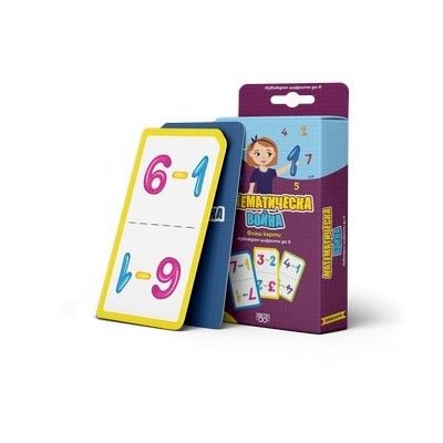 Учи и играй навсякъде: Математическа война. Изваждам цифрите до 9