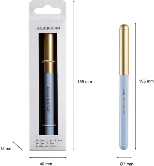 Химикалка Miquelrius Back2Basics, синя