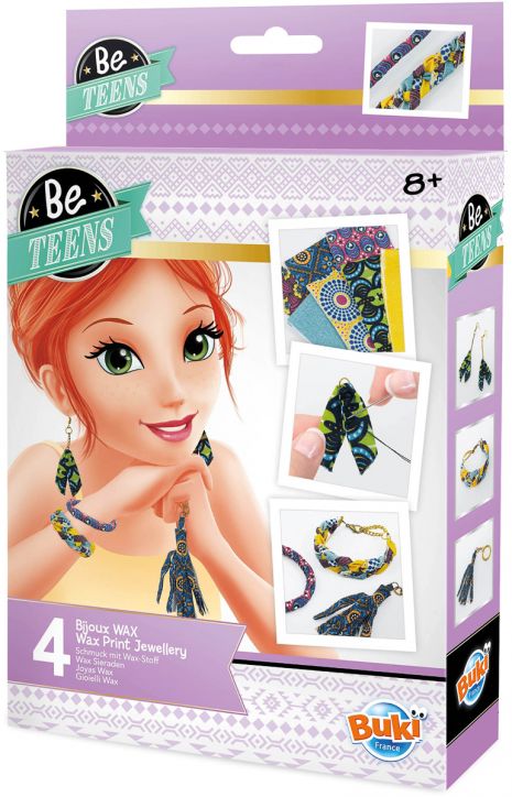 Творчески комплект Buki Be Teens - Направи си сам гривни от восъчна тъкан