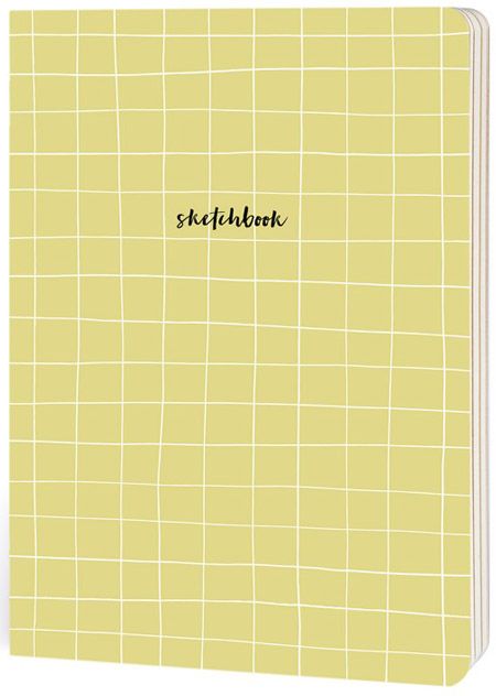 Скицник Drasca Plain A4 112 листа, каре