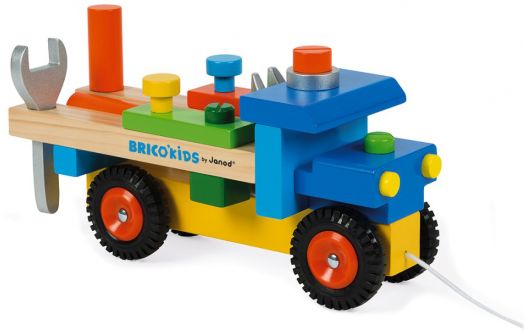 Дървена играчка Janod - Сглоби си сам камионче