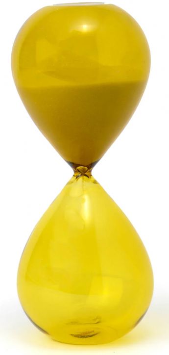 Пясъчен часовник DesignWorks Ink Yellow Ombre, 30-минутен