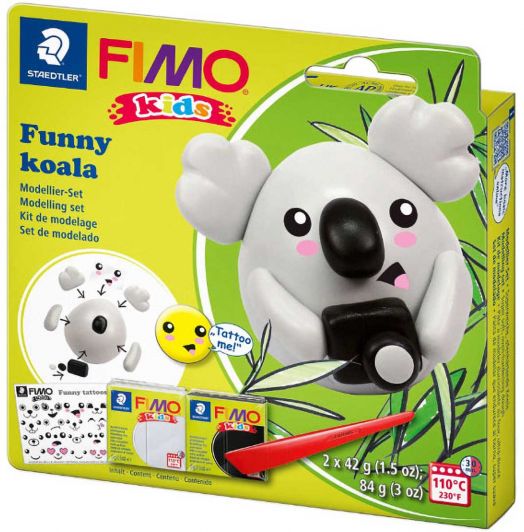 Комплект полимерна глина Staedtler Fimo Kids, Коала