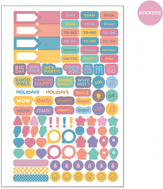 Седмичен тефтер - органайзер Miquelrius Dream от септември 2025 до юни 2026 г.