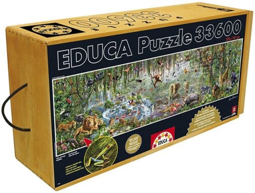 Пъзел Educa: Дивият живот, 33 600 части