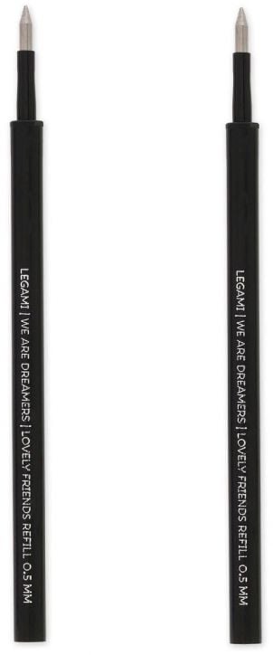 Комплект пълнители за гел химикалки Legami, 2 бр. черни