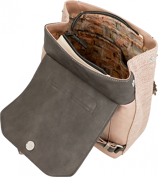 Раница Anekke Peace & Love Pink, 27 x 31 x 14 см.