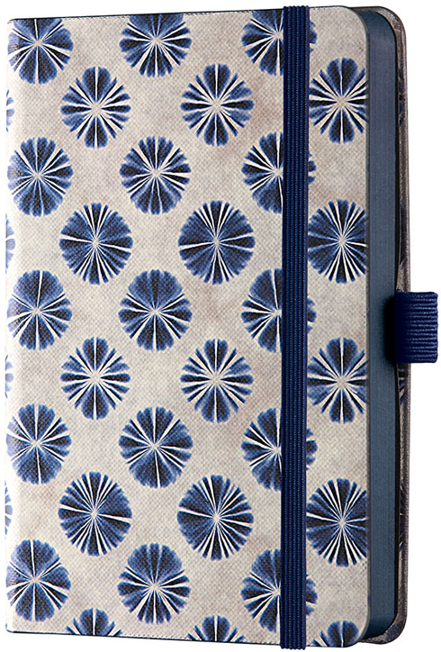 Бележник Castelli Shibori Flowers, линирани, 9 х 14 см.
