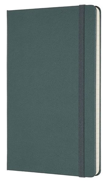 Зелен тефтер Moleskine Pro Collection Large Forest Green с твърди корици