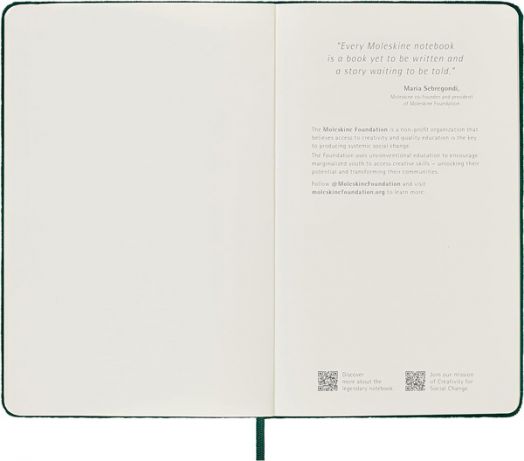 Тефтер Moleskine Velvet Green в кутия