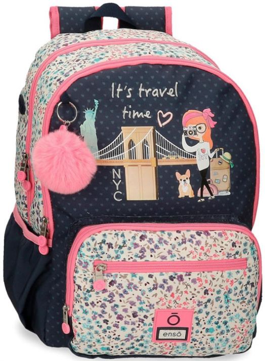 Ученическа раница Enso Travel Time с две отделения