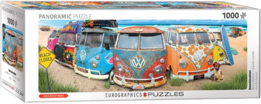 Панорамен пъзел Eurographics - Kombination VW Bus, 1000 части