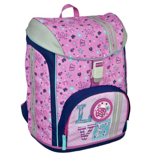 Комплект ученическа раница Ladybug, флекс ергономик